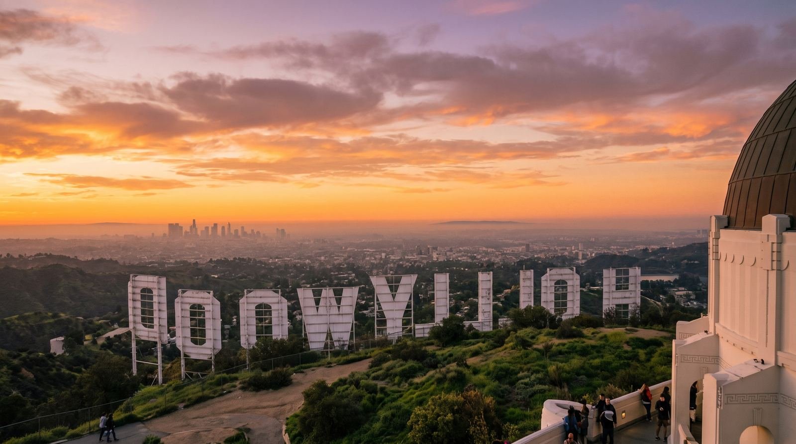 The Hollywood Sign in Los Angeles