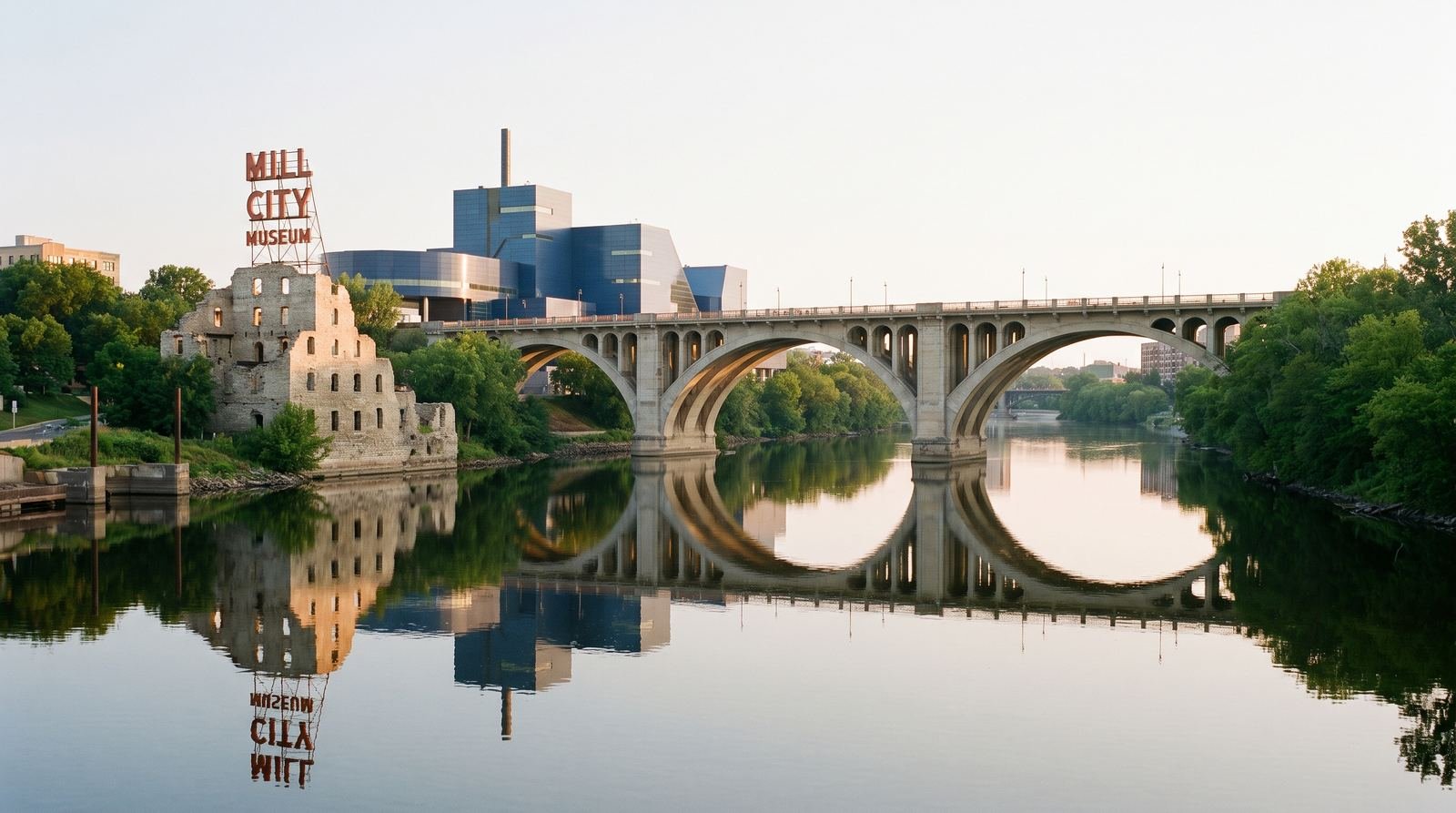 Stone Arch Bridge in Minneapolis
