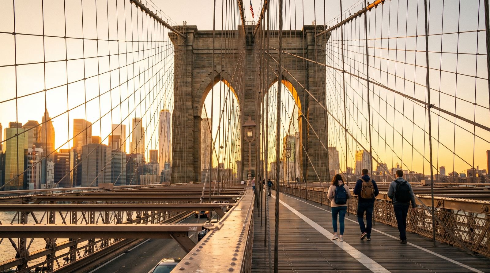 Brooklyn Bridge in New York
