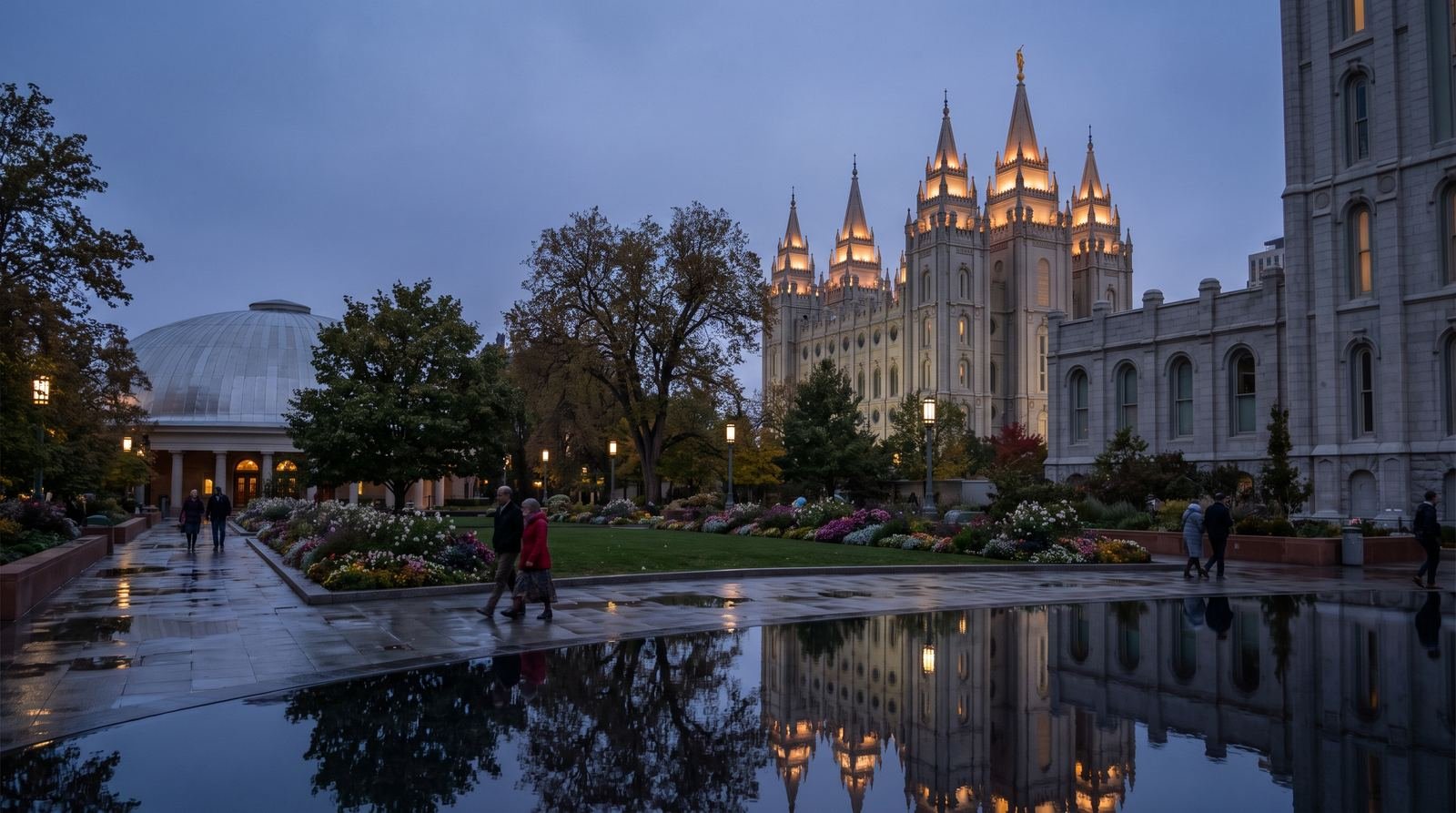 Temple Square in Salt Lake City